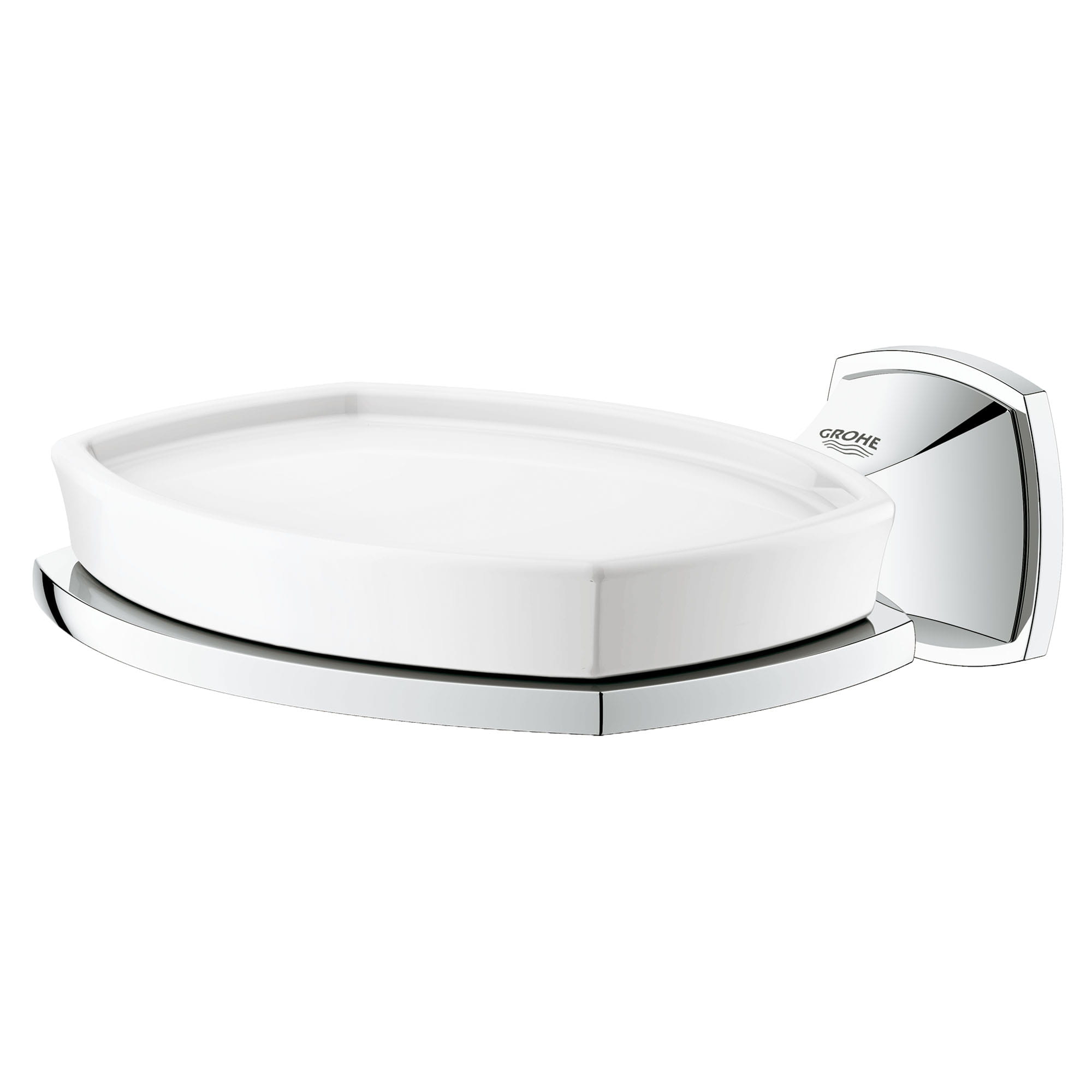 Ceramic Soap Dish with Holder GROHE CHROME